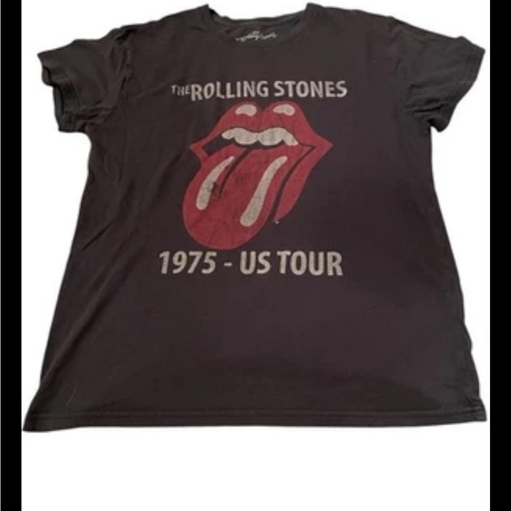 The Rolling Stones T-Shirt‎ North American Tour 1975 Graphic Logo size XL